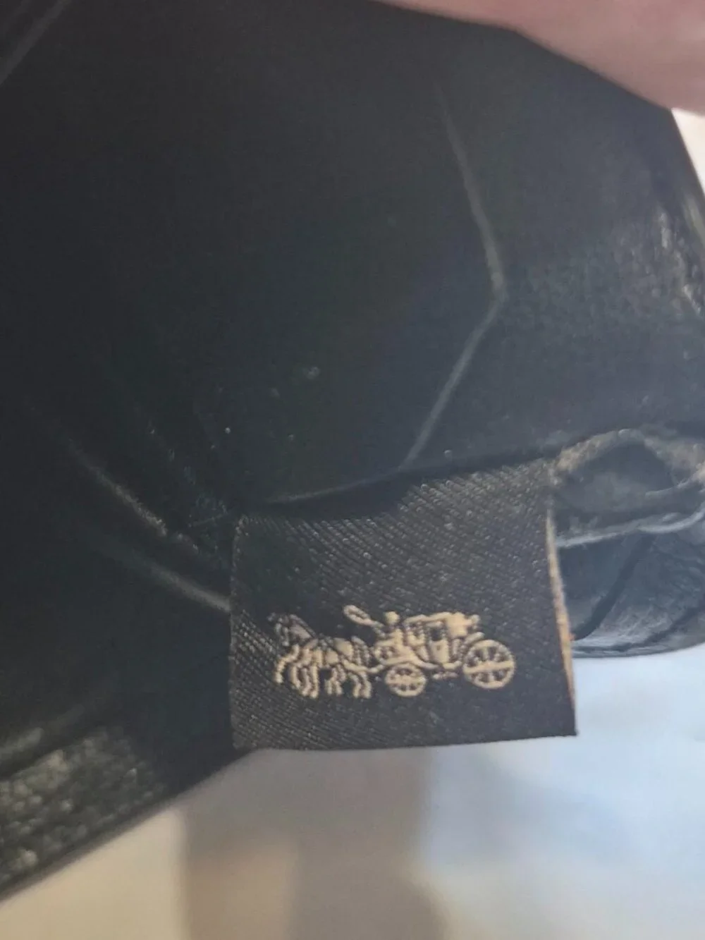 Coach two leather